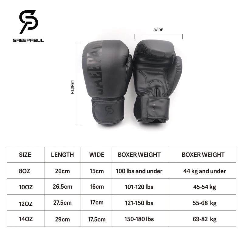 8/10/12/14/16oz Boxing Gloves Professional Sanda Muay Thai Fighting MMA Gloves for Men Women Kids Punching Bag Kickboxing Gloves 6