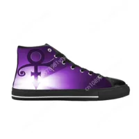 Prince Rogers Nelson Purple Rain Love Symbol Cool Casual Cloth Shoes High Top Comfortable Breathable Custom Men Women Sneakers 1