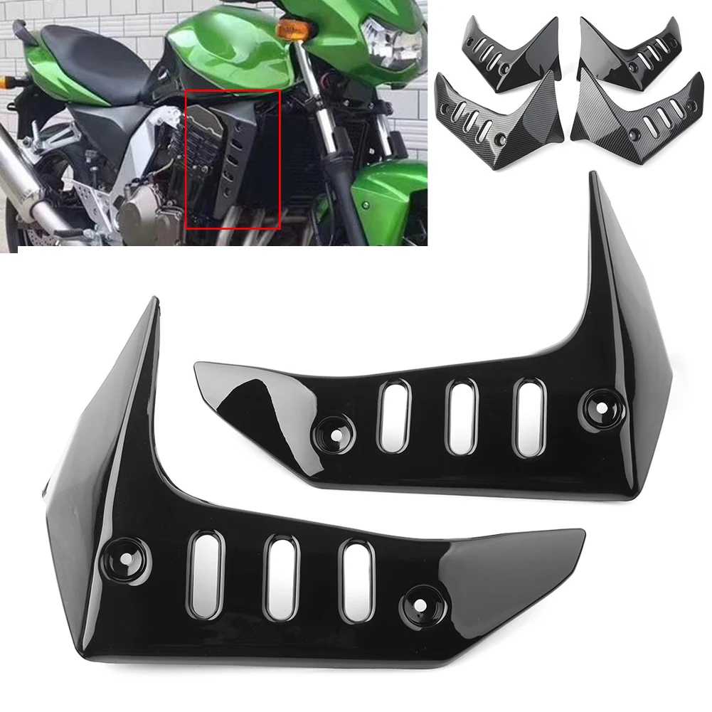 

Z750 2004-2007 Motorcycle ABS Side Cover Fairing Kits 2Pcs For Kawasaki Z 750 2004 2005 2006 2007 Carbon Fiber/Gloss Black