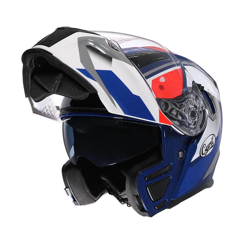 Modular Flip Up Full Face Helmet Adult Men and Women Motorcycle Helmet Dual Visor DOT ECE Approved