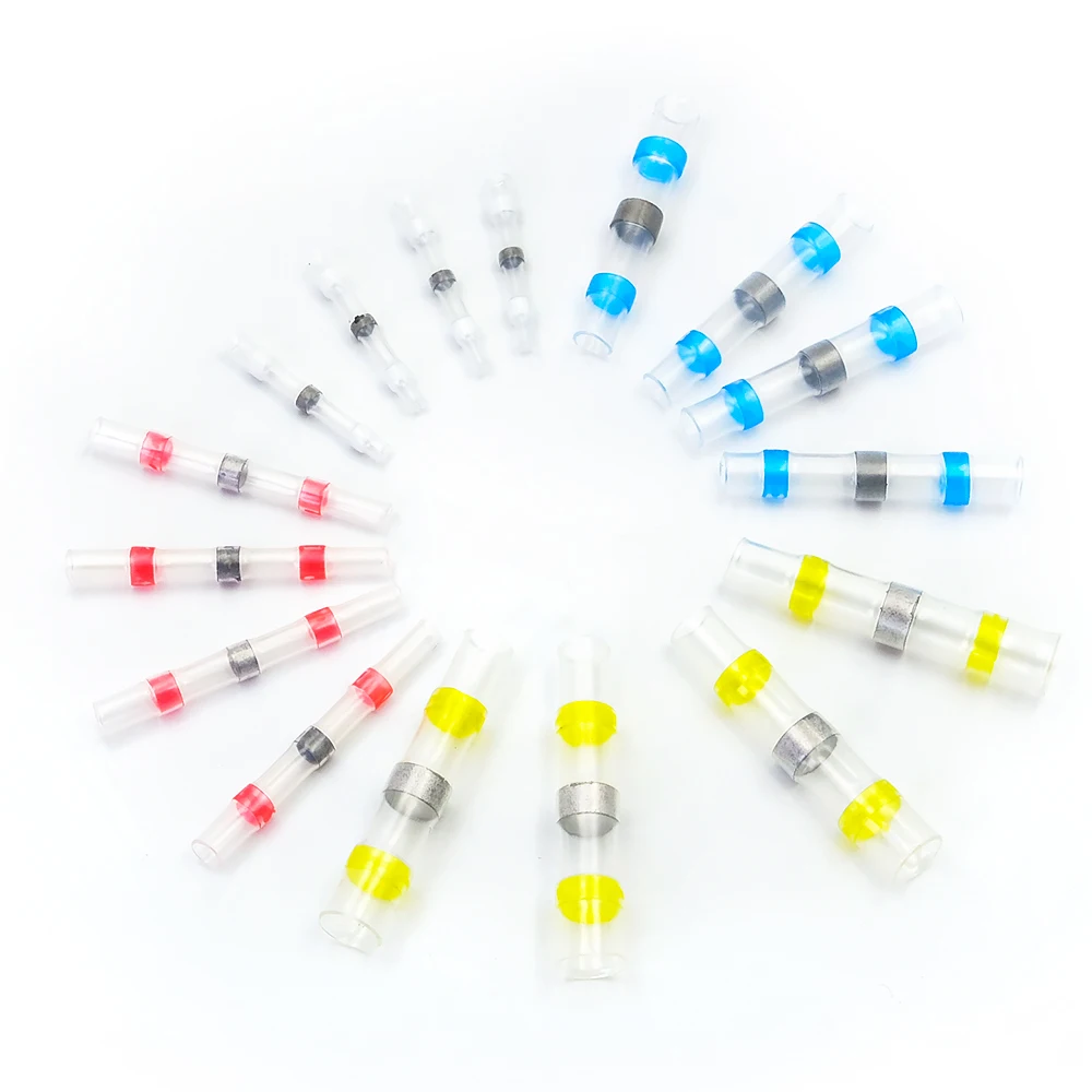Terminal connector wire connectors electrical connectors plug soldering terminal Heat shrink terminals waterproof solder sleeve tube electrical wire insulated splice tinned solder seal connectors kit mixed box