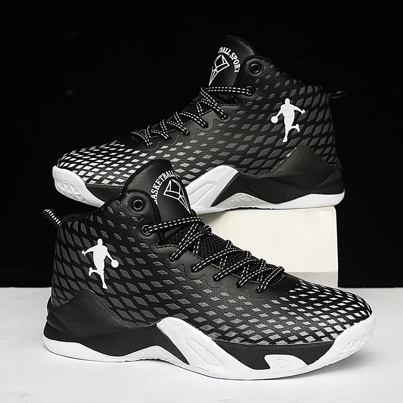 

NEW Unisex basketball shoes men's high-top sneakers men's boots women's comfortable breathable youth shock-absorbing sneakers