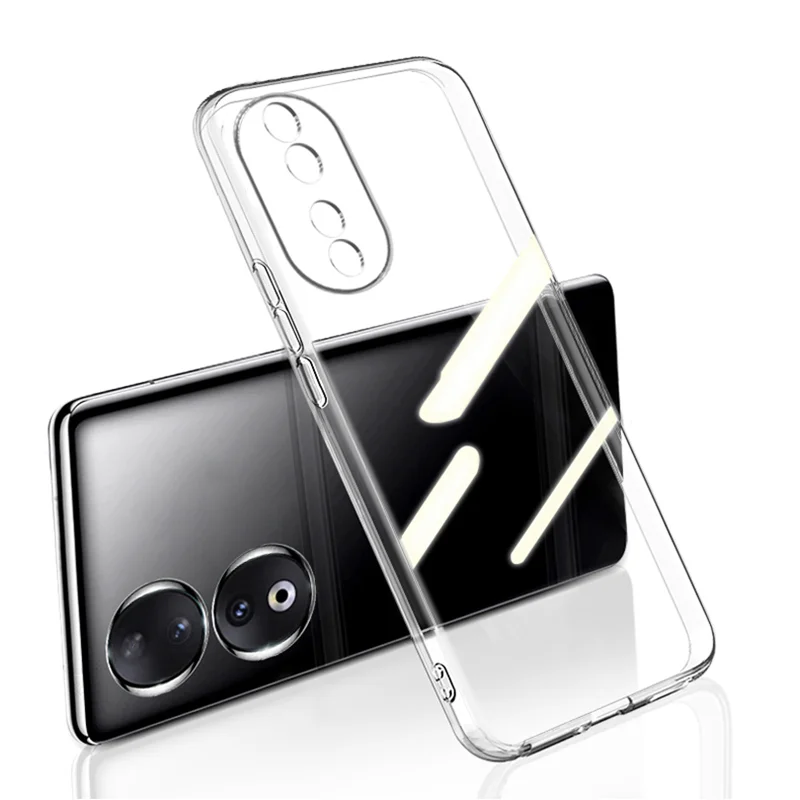 Luxury Transparent Clear Silicone Shockproof Soft Case - Ultra-Thin Full Back Cover