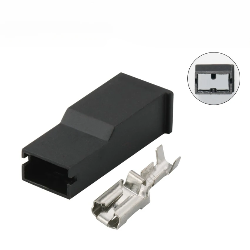One sets one-hole car connector DJ7015-6.3-21 wire harness plug 171809 ...