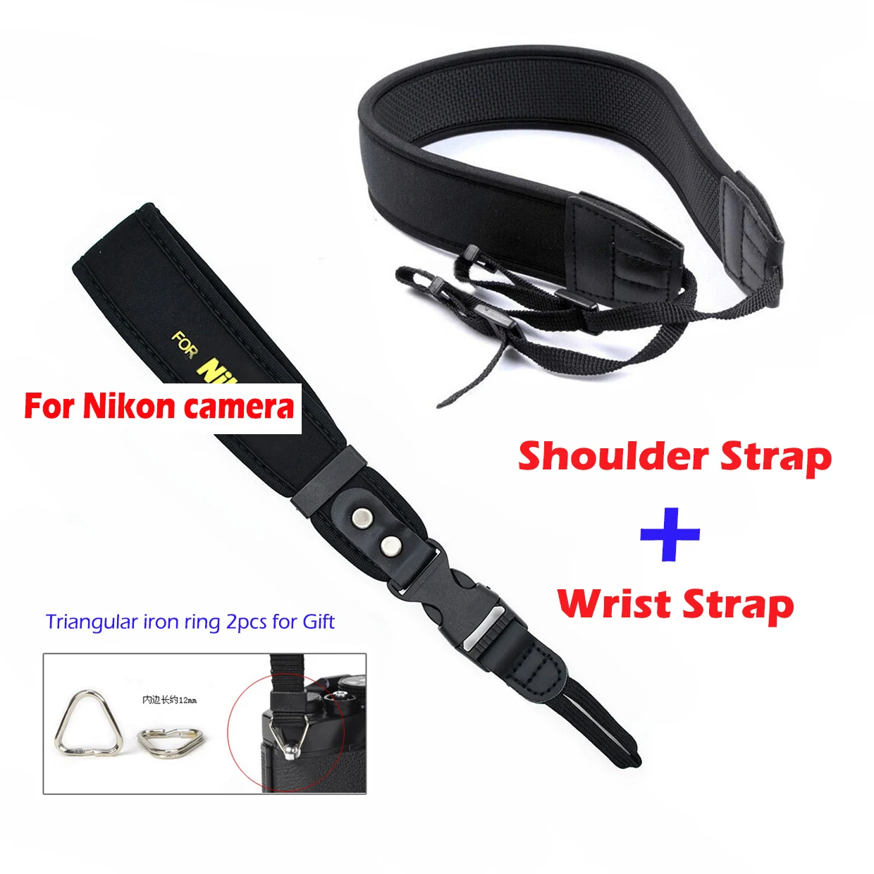 Dslr Camera Shoulder Strap For Nikon P1000 P900s Z7 Z6 Zfc Z5 Z50 D5200