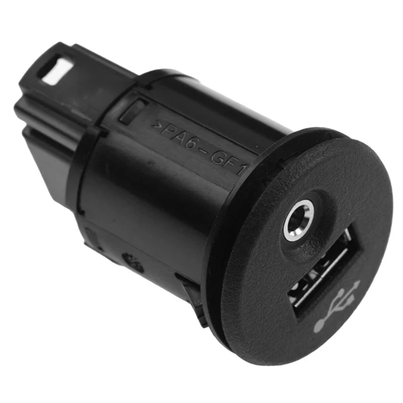 1 Pz Aux Port Adapter Usb-C Staffa Audio Nero 28023-Bh00C Auto Per Nissan Frontier Juke