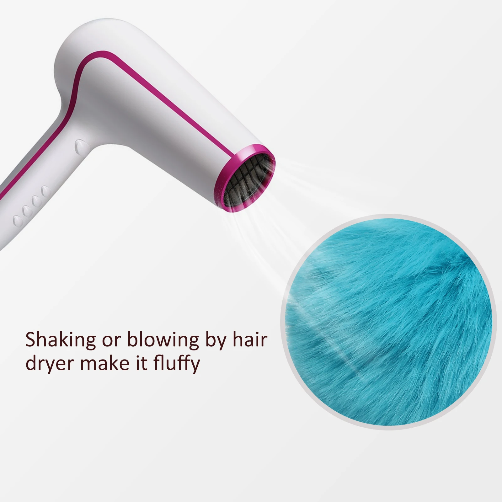 Qiiuuy 4 Pieces Cute Keychain Fluffy Faux Rabbit Fur Kawaii Keyring For Girls Womens Bag