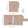 Moterm New Arrival Elite Pocket A7 Rings Planner Cover Pebbled Grain Leather Binder Organizer Notebook Journal with 25mm rings 2