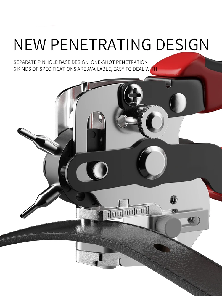 Hole Puncher New Design Eyelet Punch Plier DIY Tool Watchband Strap Household Leathercraft Belt
