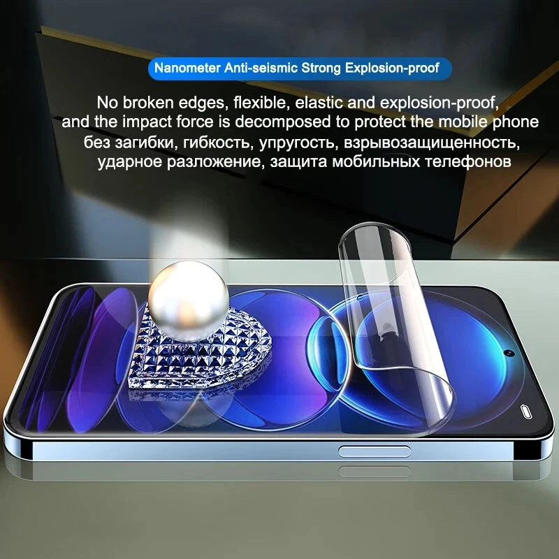 Triple Pack Hydrogel Screen Protector Film
