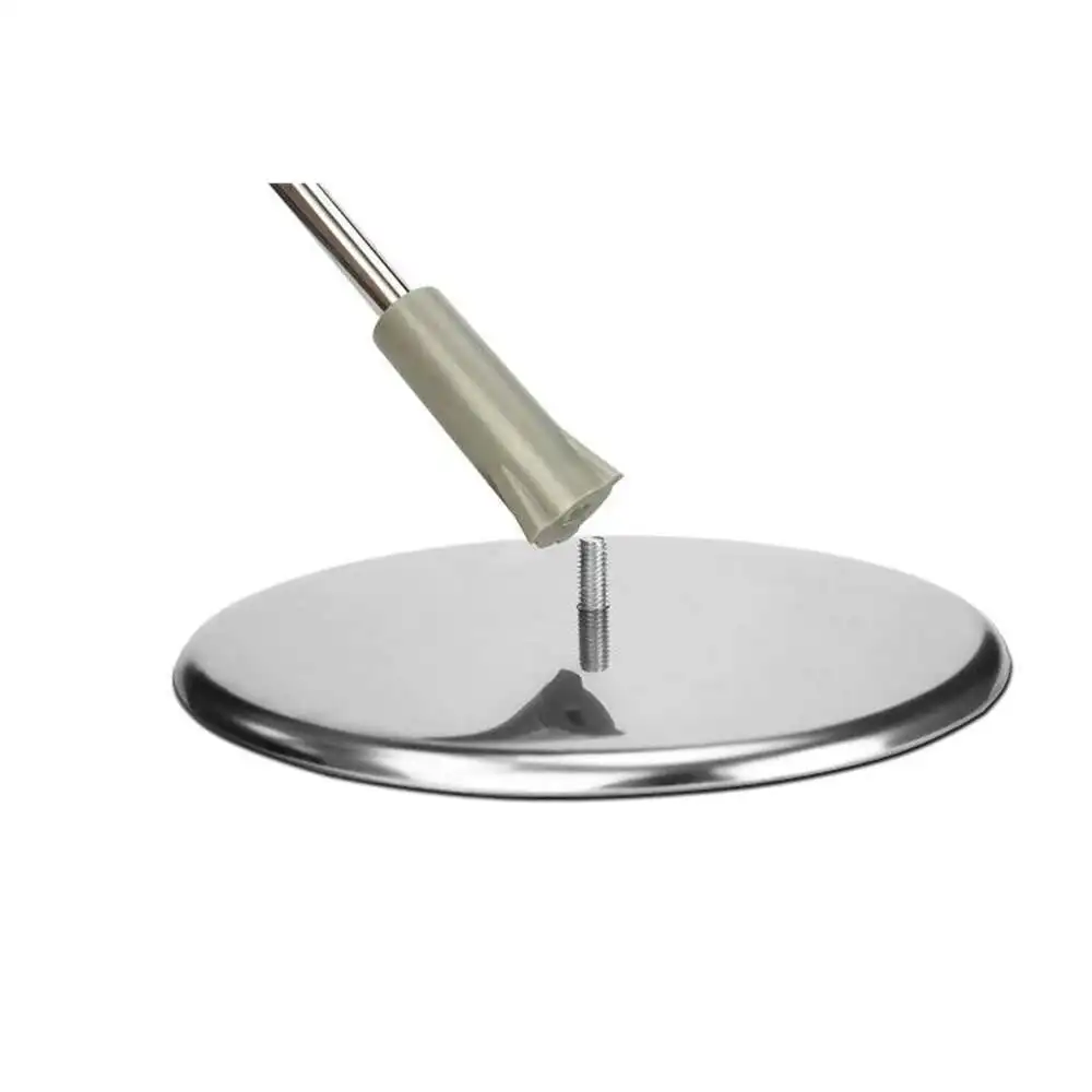 조정 가능한 L 브래킷 높이 스테인레스 스틸 폴 팝 선반 데스크 테이블 탑 광고 포스터 배너 교수형 클립 디스플레이 스탠드