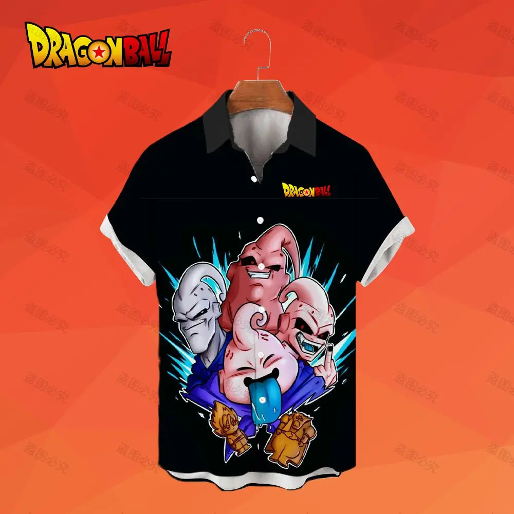 

Vegeta Dragon Ball Z Men's Shirts Harajuku Short Sleeve Cool Beach Style Aesthetic Clothing 5XL Hawaiian Shirt Oversized Summer