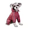 Dog Raincoat Reflective Waterproof Pet Clothes for Chihuahua Maltese Rain Coat Small Medium Dogs Jumpsuit Raincoat Dogs Overalls 4