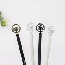 

Decompression Quick Drying Neutral Pen Creative Rotating Ferris Wheel Gel Pen 0.5mm Black Refill