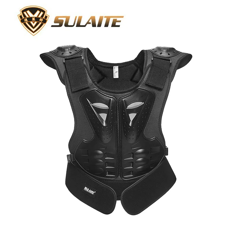 SULAITE Youth Children Motocross Body Protective gear Vest armor ATV Dirt Bike suits Chest Spine Knee Elbow Guard Sports motorcycle armor motorcycle body armor body protector motorcycle armor vest motorcycle armor pads motorcycle armor accessories