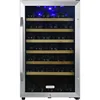 CWF440SZ 20 Inch Wide 44 Bottle Capacity Free Standing Wine Cooler with Reversible Door and LED Lighting 1