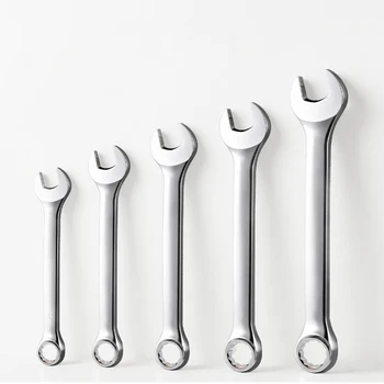 Combination Wrench Metric Plum Blossom Ring Open-ended Spanner Hardware Parts Automotive Repair Wrench Hand Tools 1