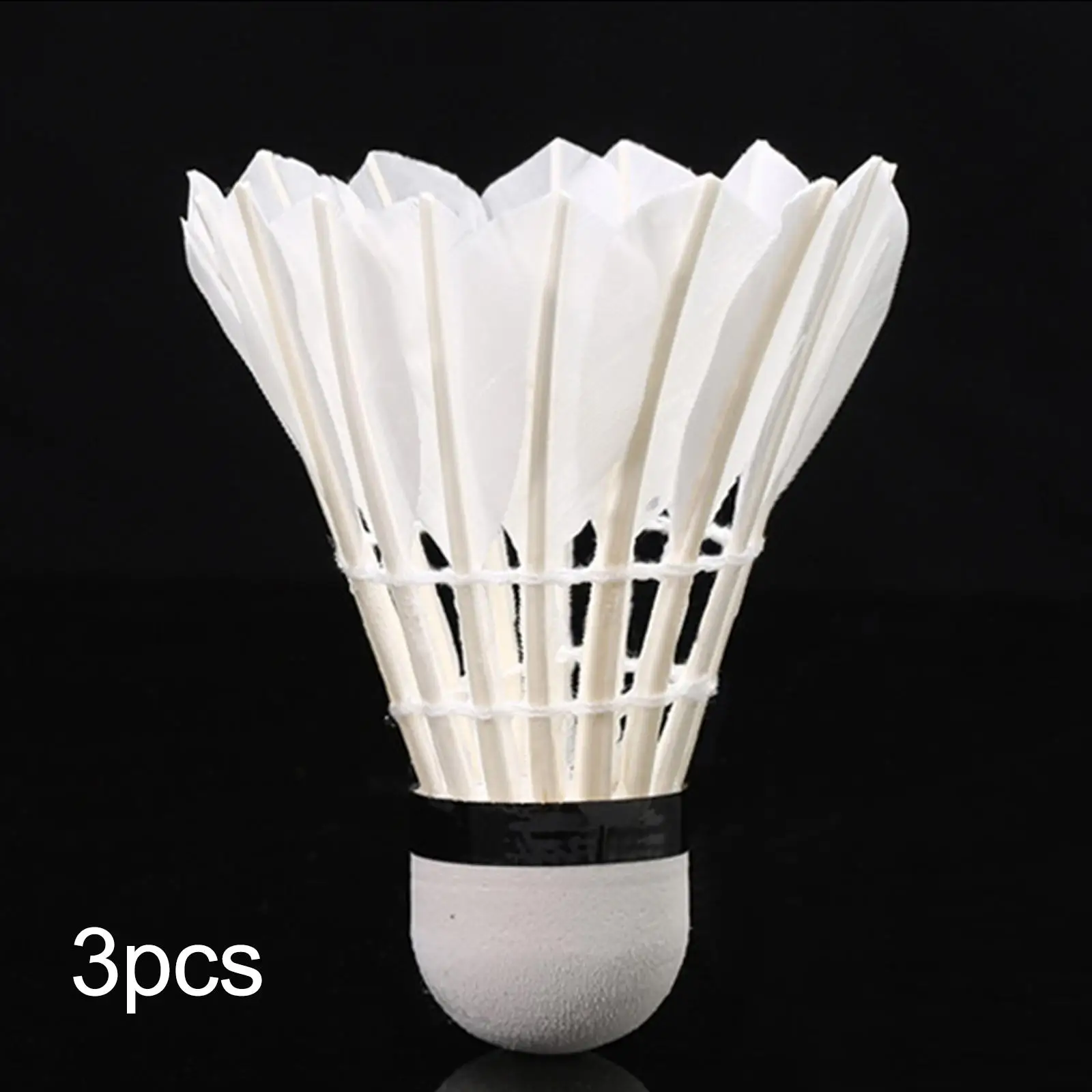 3x Badminton Shuttlecocks Professional Duck Feather Ball for Game Training Sport Practice