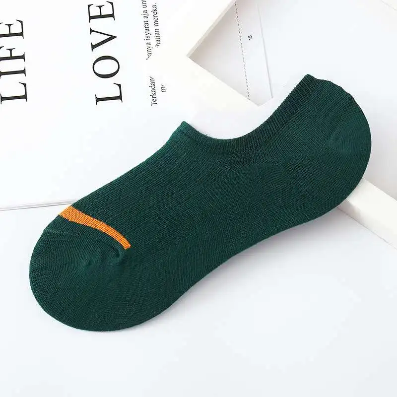 1 paar Top Verkauf Männer Sommer Boot Socken Erwachsene Neue Feste Bequeme Kurze Atmungsaktive Männliche Ankle Socken Casual Bunte Sport socke – Detail 11