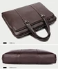 Luxury Genuine Leather Briefcase Men Leather Business Bag 15.6" Laptop Bag 14 Male Office Bag Document File Case Shoulder Bag 5