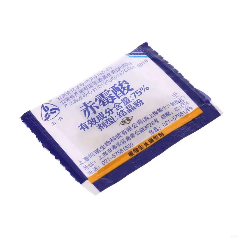 Garden Gibberellic Acid GA3 75% Water Soluble White Plant Growth Powder 5Pcs 55KF