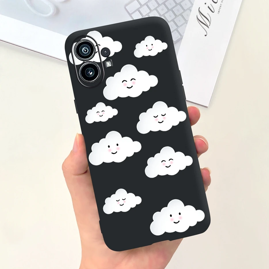 Cute Fashion Cartoon Soft Silicone Phone Case for Nothing Phone 1, 6.55'' Cover