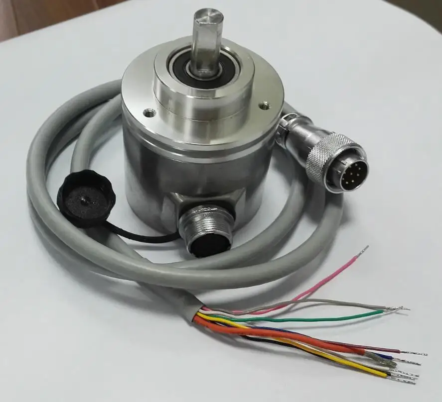 

multi turn absolute rotary sensor SSI encoder replace SICK absolute encoder 8pin connector