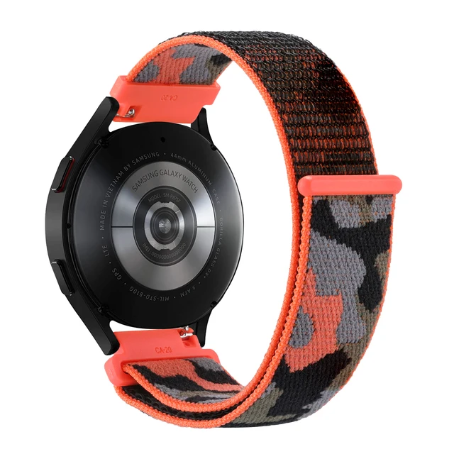 Breathable Nylon Sports Watch Strap - 22mm/20mm Adjustable Wristband