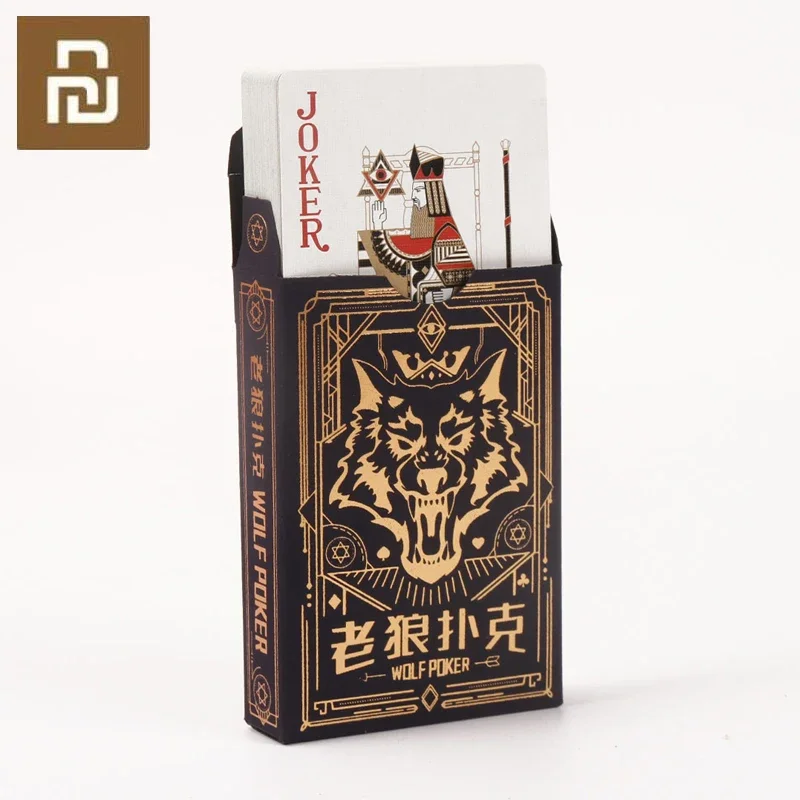 Xiaom Jogando Cartas Poker Game Grupo Plástico Cartão Mágico Cartas Impermeáveis Magic Board Jogos Inteligentes 57*87 mm Novo
