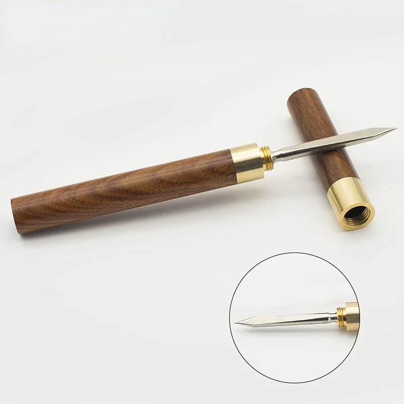 1PC Sandalwood Tea Needle Set For Ceremony