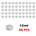 Silver 15ml 50PCS
