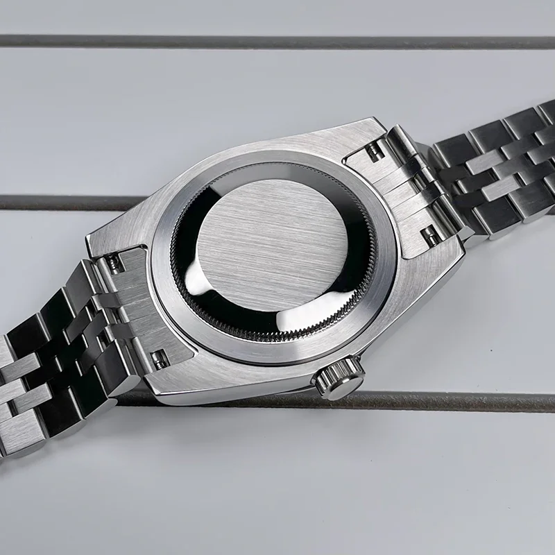MOD nh36 36ミリ フルーテッド 36mm/39mm NH35 Case Fluted Bezel Sapphire Glass Fit DJ 28.5