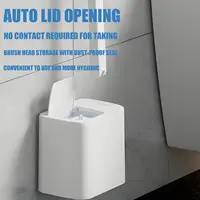 แปรงขัดห้องน้ำแบบใช้แล้วทิ้ง ชุดที่วางแปรงขัดโถสุขภัณฑ์พร้อมรีฟิลทำความสะอาด 18 ชิ้น ระบบทำความสะอาดห้องน้ำสำหรับอ่างล้างหน้า อ่างอาบน้ำ และท่อระบายน้ำ 3