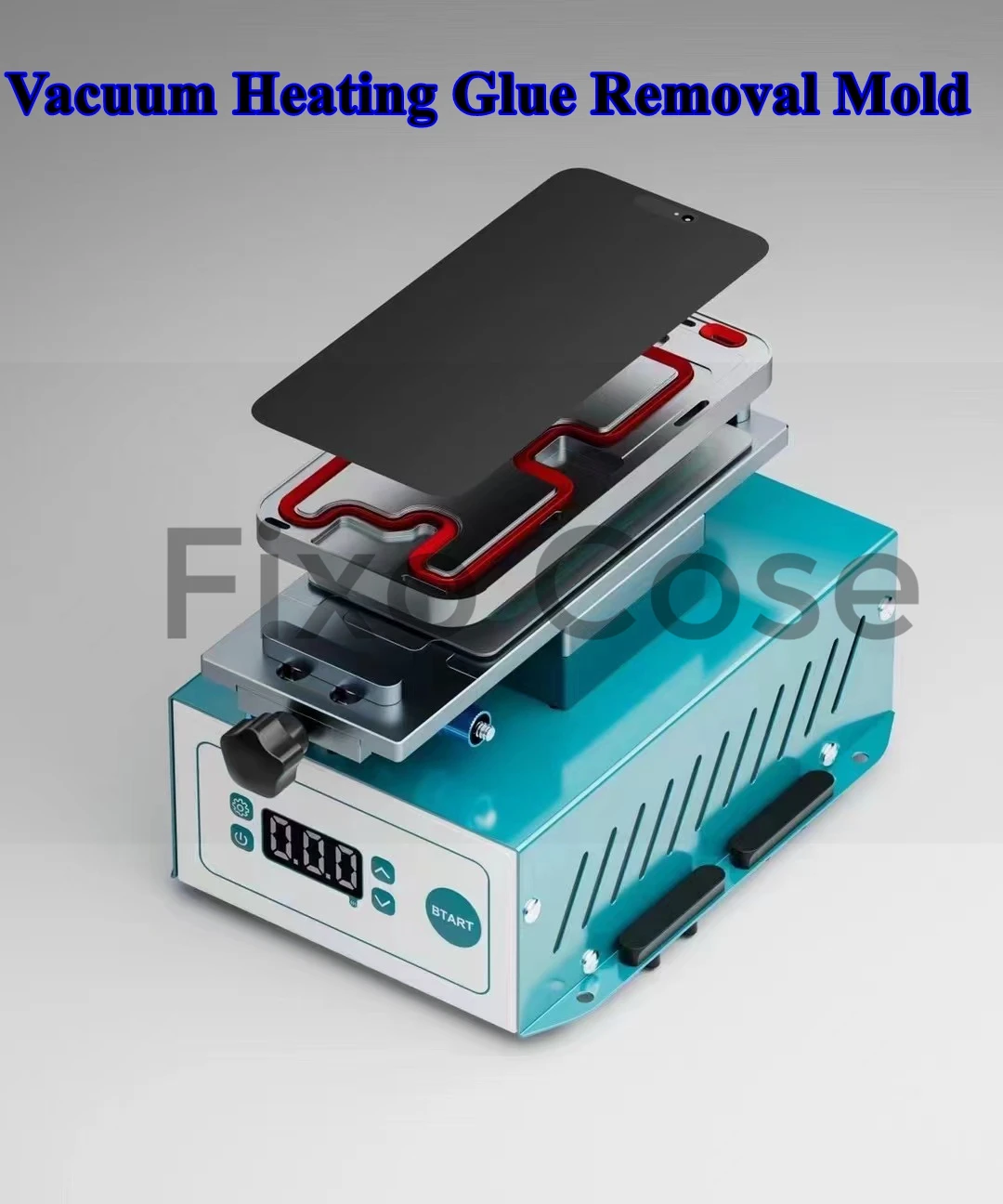 Inframe Vacuum Heating Glue Removal Mold With Suction Frame For iPhone 12 13 14 15 pro max LCD Screen OCA Glue Cleaning Mould phone repair tools tool kit phone repair kit