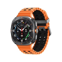 Cinturino Sport in Silicone Doppio Tono per Galaxy Watch Ultra - Accessori Marine Band