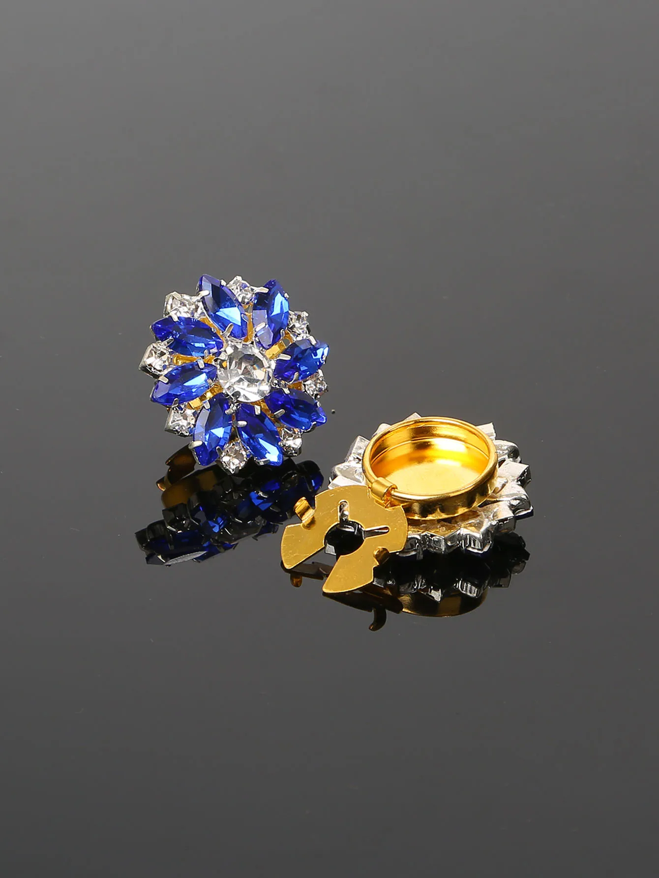 Parure De Mariée Strass Et Fleurs Bianco Evento N33