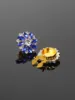 2pcs Rhinestone Cufflinks Shirt Sleeve Button Covers Bling Crystal Button Clips for Dresses and Shirts Button Decoration Buttons 2