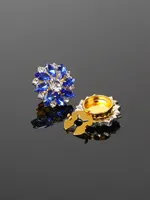 2pcs Rhinestone Cufflinks Shirt Sleeve Button Covers Bling Crystal Button Clips for Dresses and Shirts Button Decoration Buttons 2