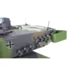 Heng Long 1/16 7.0 Plastic Leopard2A6 Radio Controlled Tank 3889 FPV SteelGearbox Barrel Recoil TH17578 5