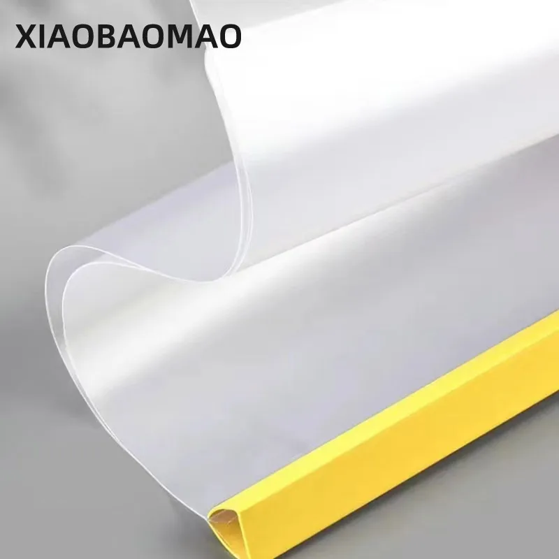 10PCS A4 File Cover Horizontal Color transparent Organizer Spine Report Cover Art Designs Drawing Paper Organizer Folders School
