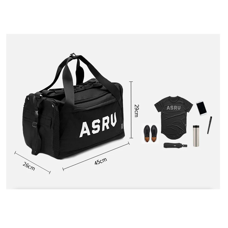 Men\'s Large Capacity Travel Bags Fashion Unisex Handbags Outdoor Sports Nylon Storage Travel Duffel Weekend Trip Tote Bag