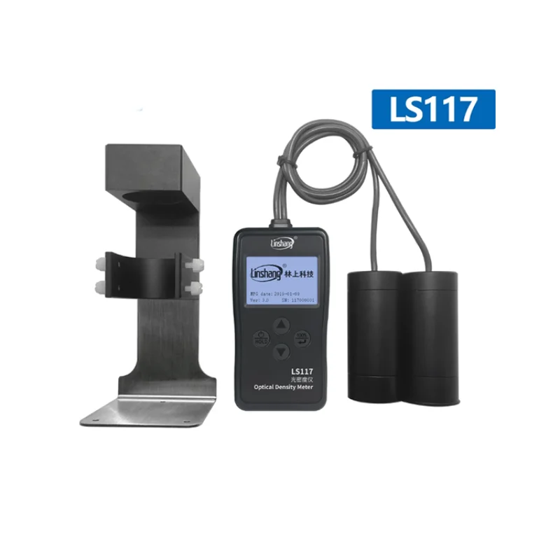 Linshang LS117 Densitometer Optical Density Meter Test Dot Area Aluminum X-ray Film with OD VLT Transmittance Replace Xrite 341C