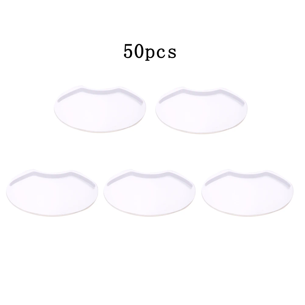 50pcs Barber Supplies Disposable Face Hairspray Shield Film Face Protection Shield Mask For Styling Tools Hair Cutting