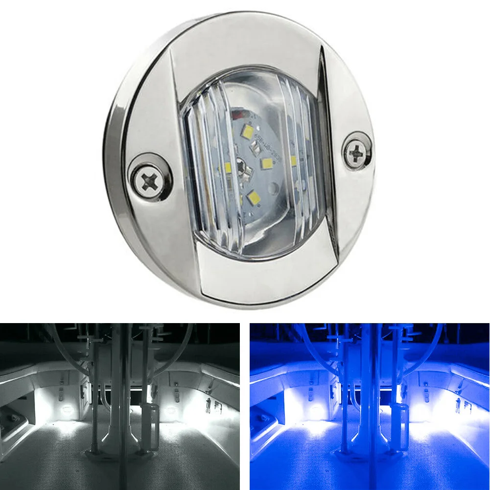 2.95"  Led Round Marine LED Transom Mount Stern Anchor Navigation Light Waterproof Boat Marine Lights Stern Light