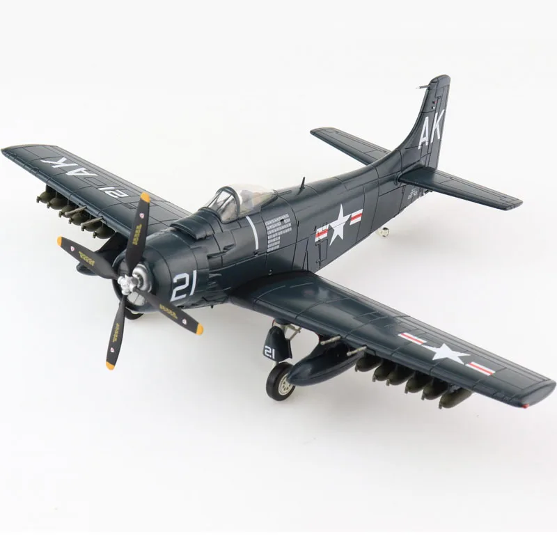 

Литье под давлением в масштабе 1/72 HA2918 AD-3, боевой самолет, военный сплав, статическая модель самолета, коллекционная игрушка, Подарочный дисплей