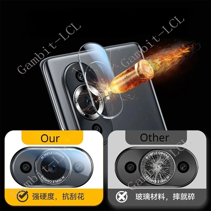 Premium 3D Integral Camera Lens Tempered Glass Back Screen Protector Cover Film