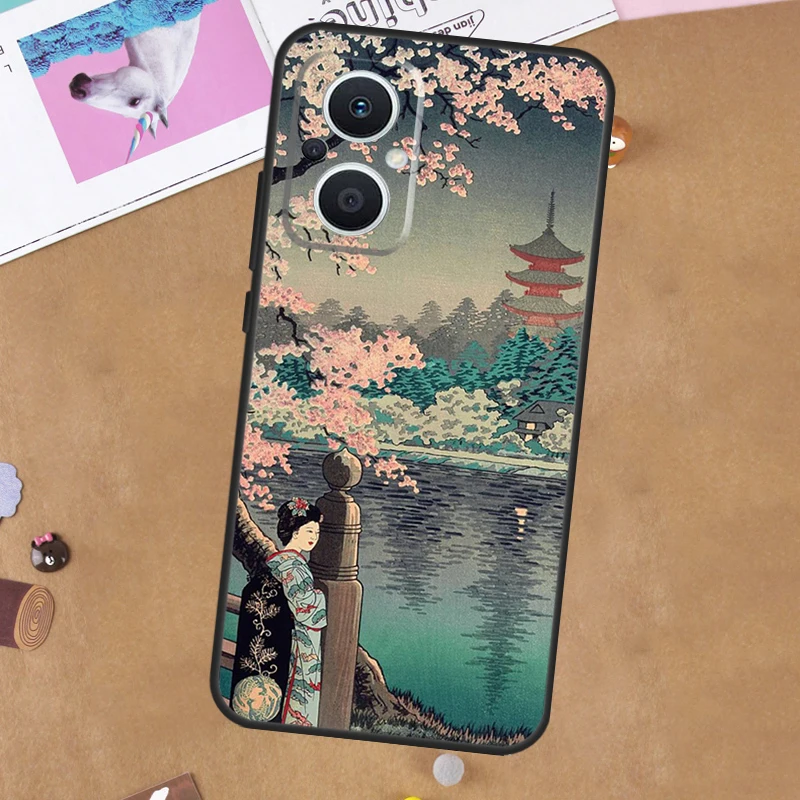 Japanese Wave Art Design Phone Case
