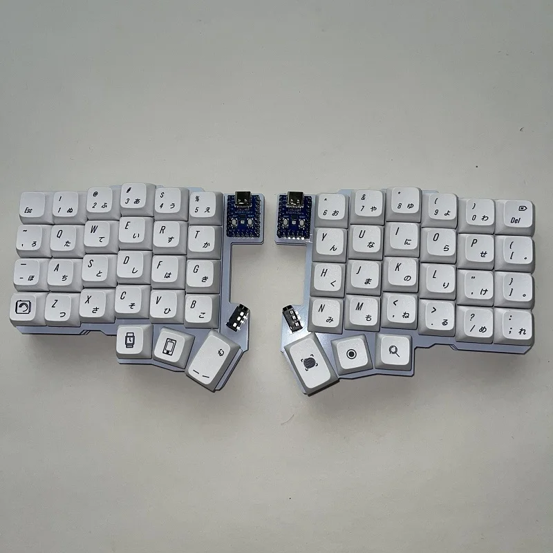 Silakka54 スプリットキーボード有線シングルモード人間工学に基づいた