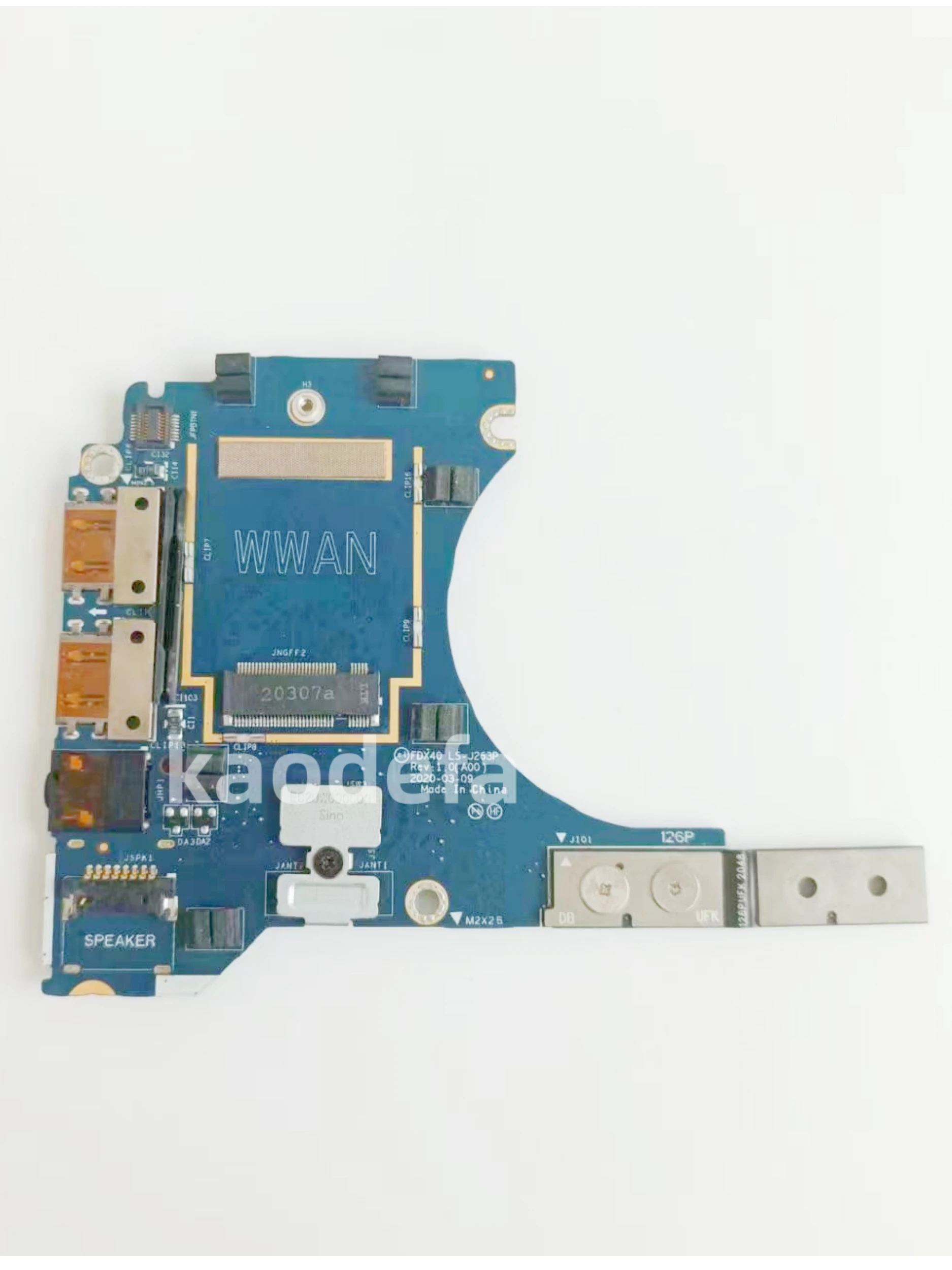 Usb Áudio Sim Cartão Wwan Board Fdx40 Ls-j263p para Dell Latitude 7410 E7410 P119g Laptop Cn0wdkdt 0wdkdt Wdkdt 100 Teste ok - Imagem 3