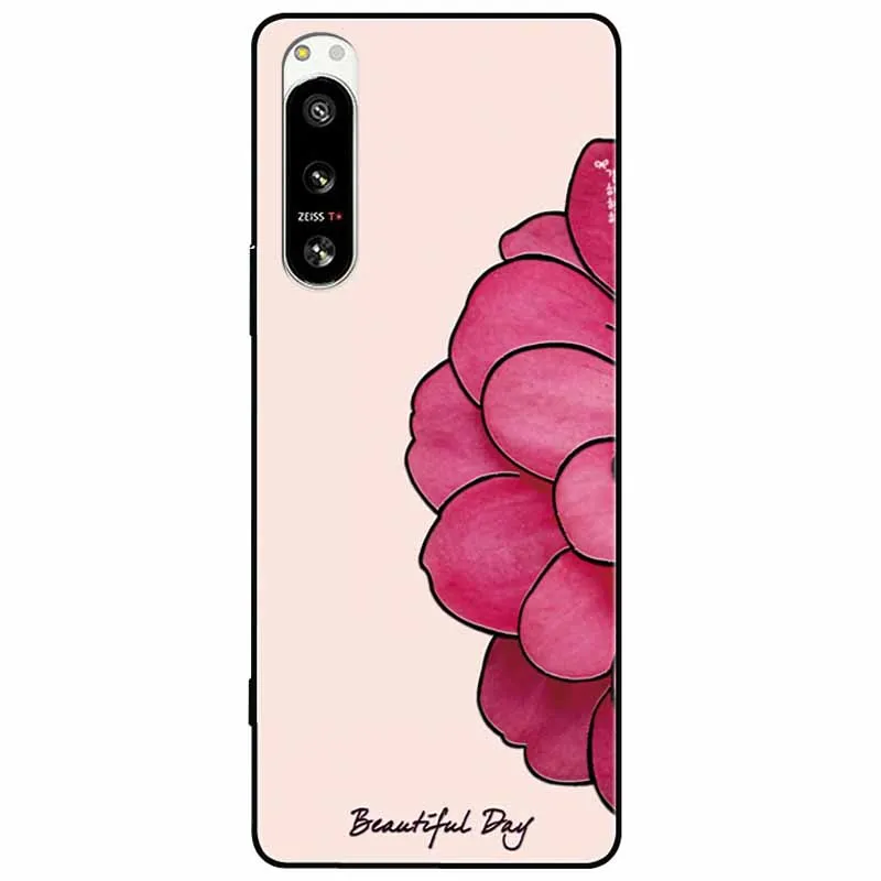 Cute 3D Embossed Relief Soft Silicone Back Cover with Cartoon Design